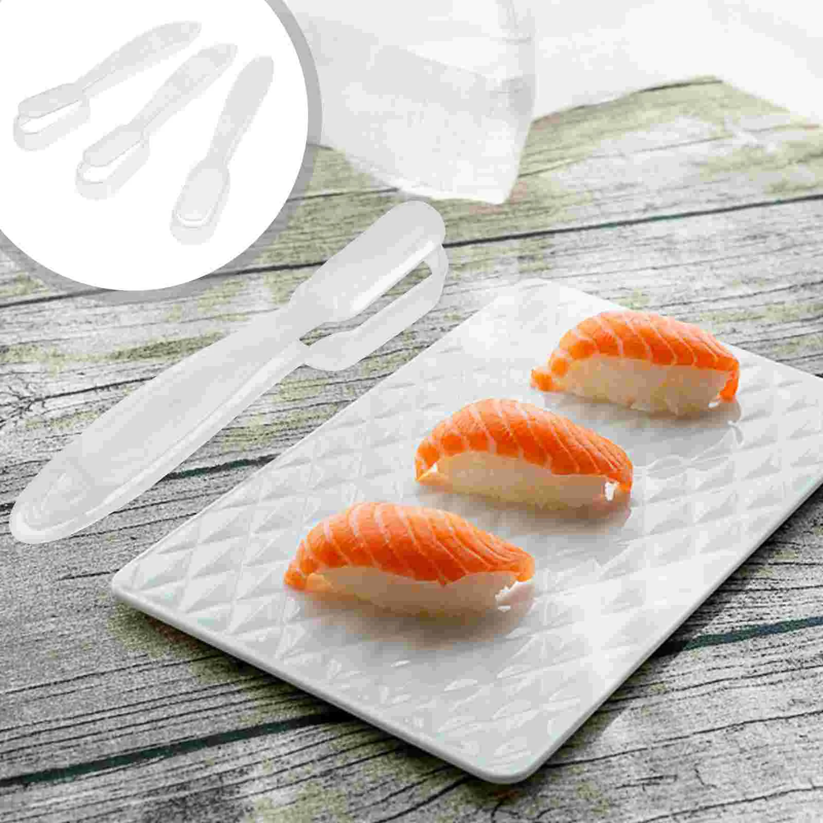 

3 Pcs Circle Stencil Musubi Maker Press Homemade Ornament Kits Plastic Onigiri Sushi Kits Rice Maker Round Sushi Mold