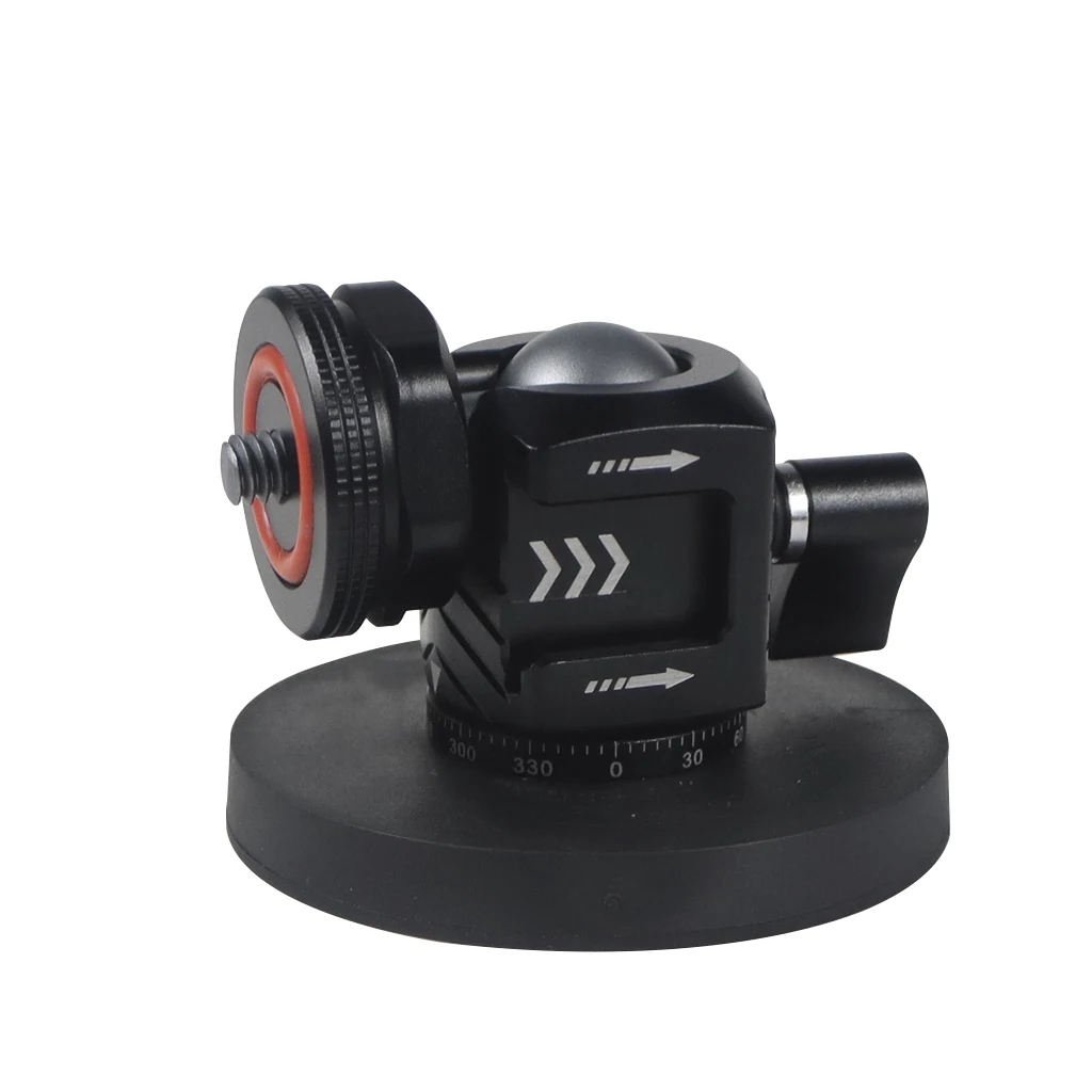 Мини-штатив с шаровой головкой и винтом 1/4 дюйма 3 холодных башмака поворотный на