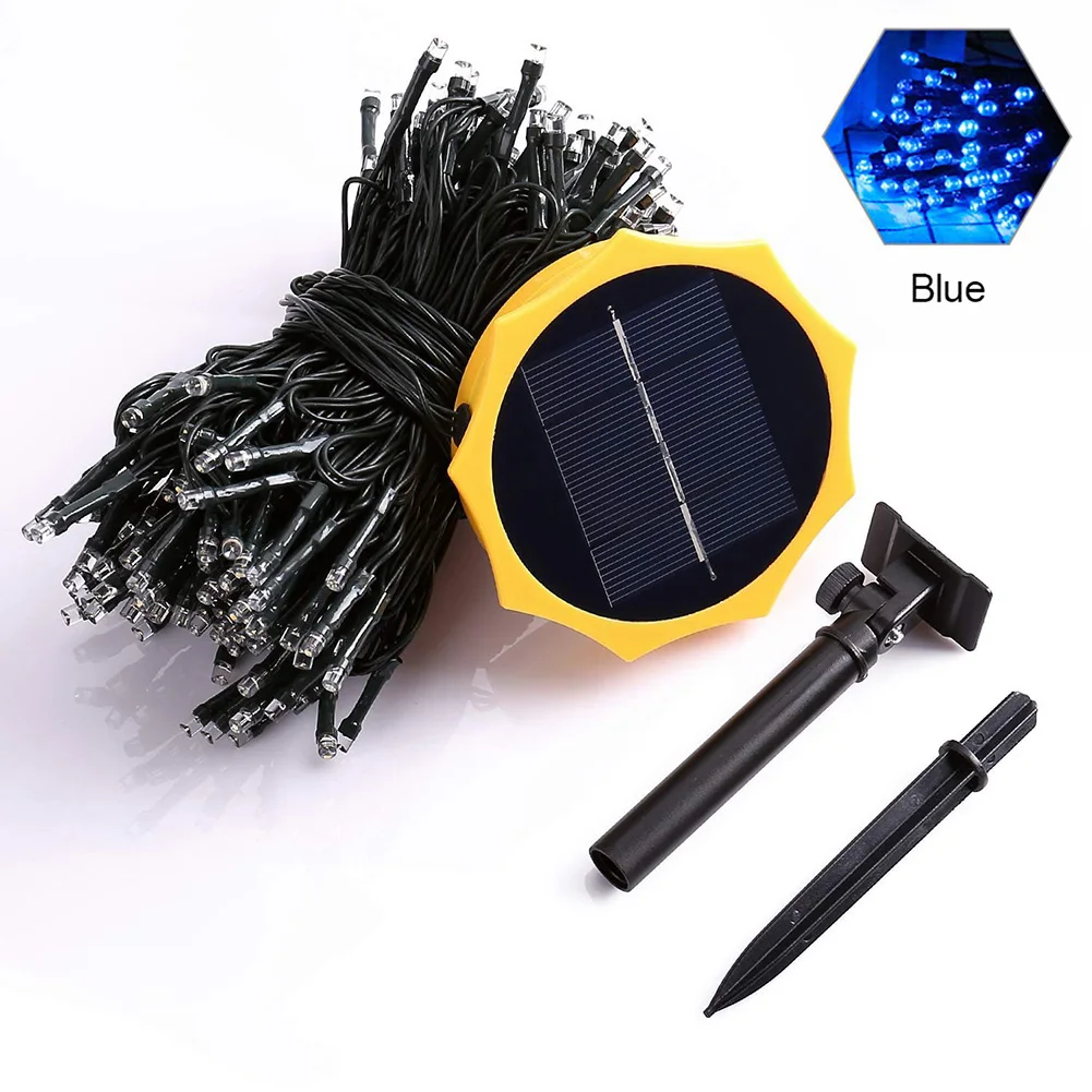 

Водонепроницаемая гирлянда на солнечной батарее, 8 режимов, Рождественская гирлянда для сада, праздника, дома, декоративная Подвесная лампа...