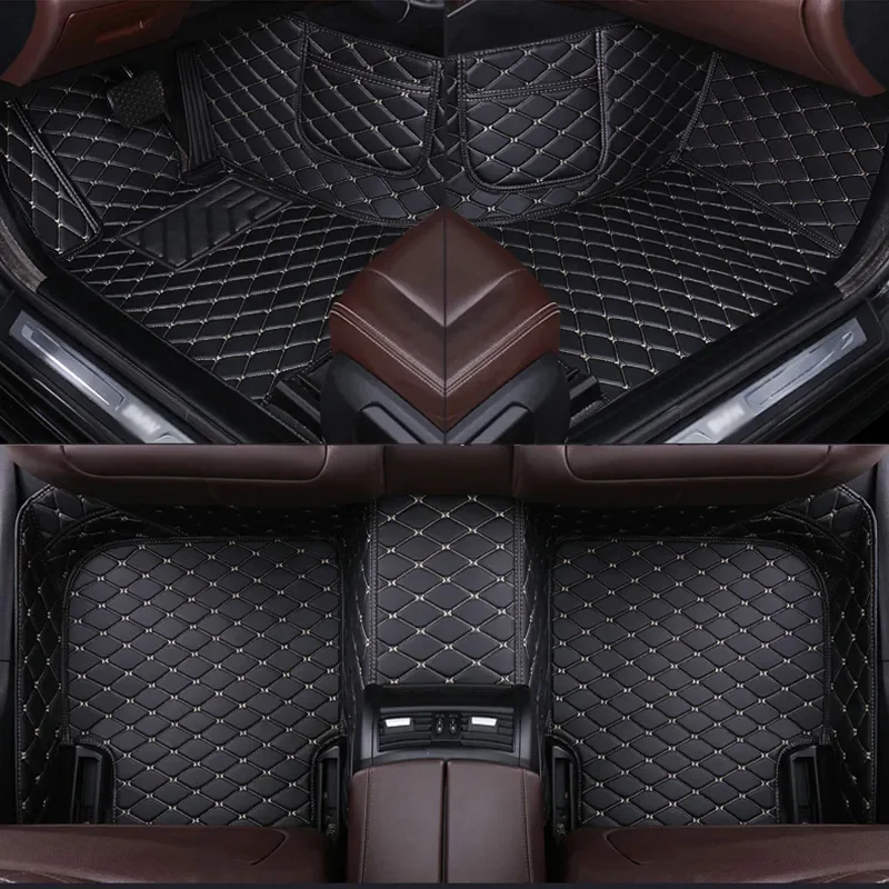 

NEW2023 Custom Car Floor Mat for Mercedes W177 A class 2020-2022 Phone Pocket 100% Fit Your Car Interior details auto Accessorie