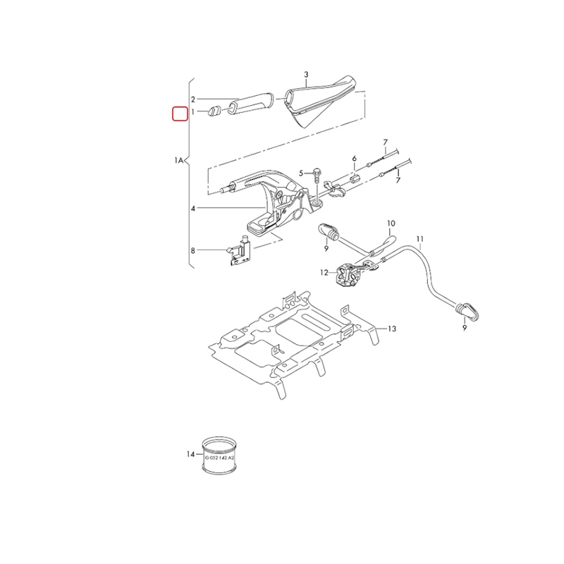 Крышка кнопки ручного тормоза 5F 0711333 A 5ED 711503 Для Skoda Octavia 3 A7 5E Combi Seat Leon mk3 SC ST 2013-2020 5F0