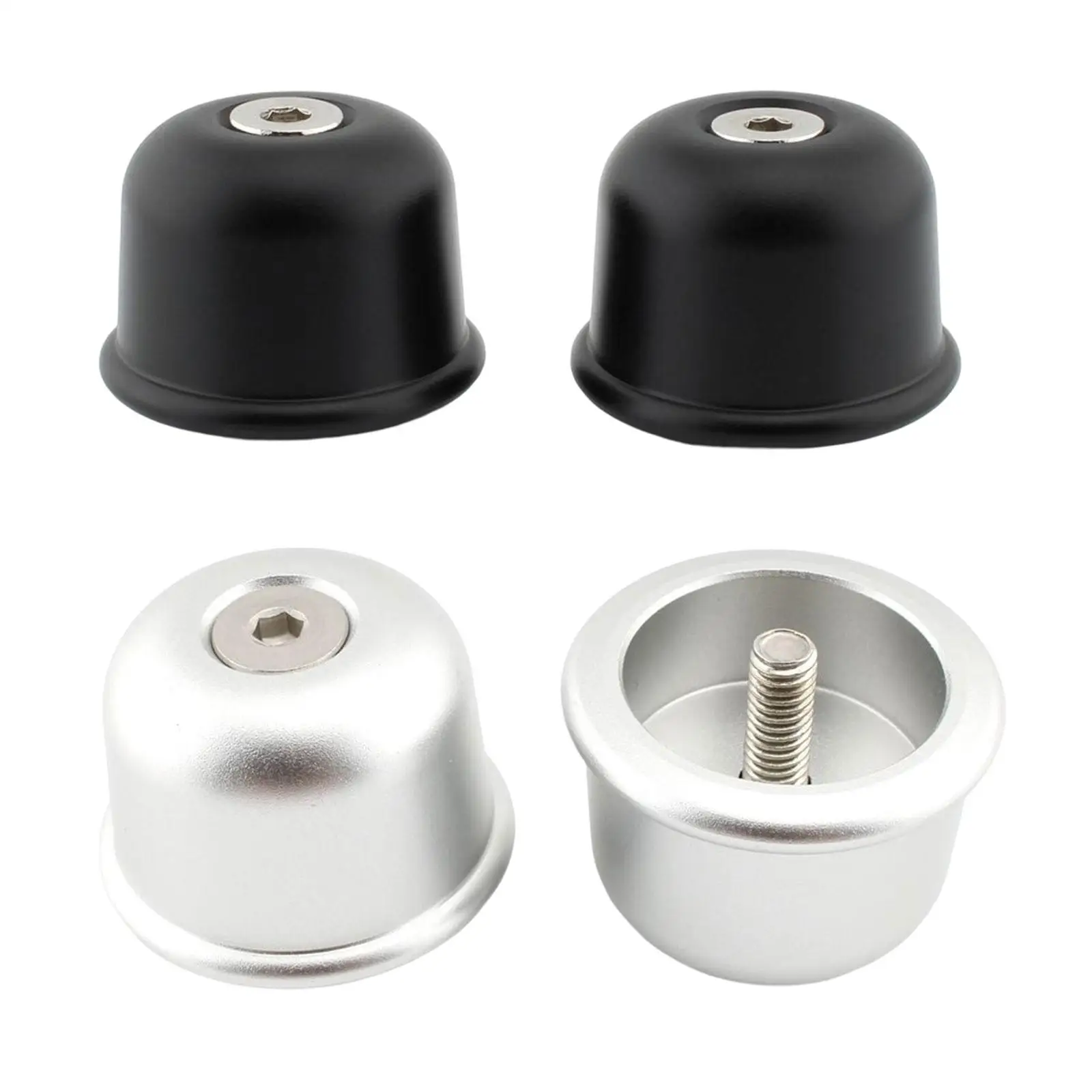 2x колпачки на руль мотоцикла нержавеющие заглушки для Triumph Bonneville Black T120 2016-2022