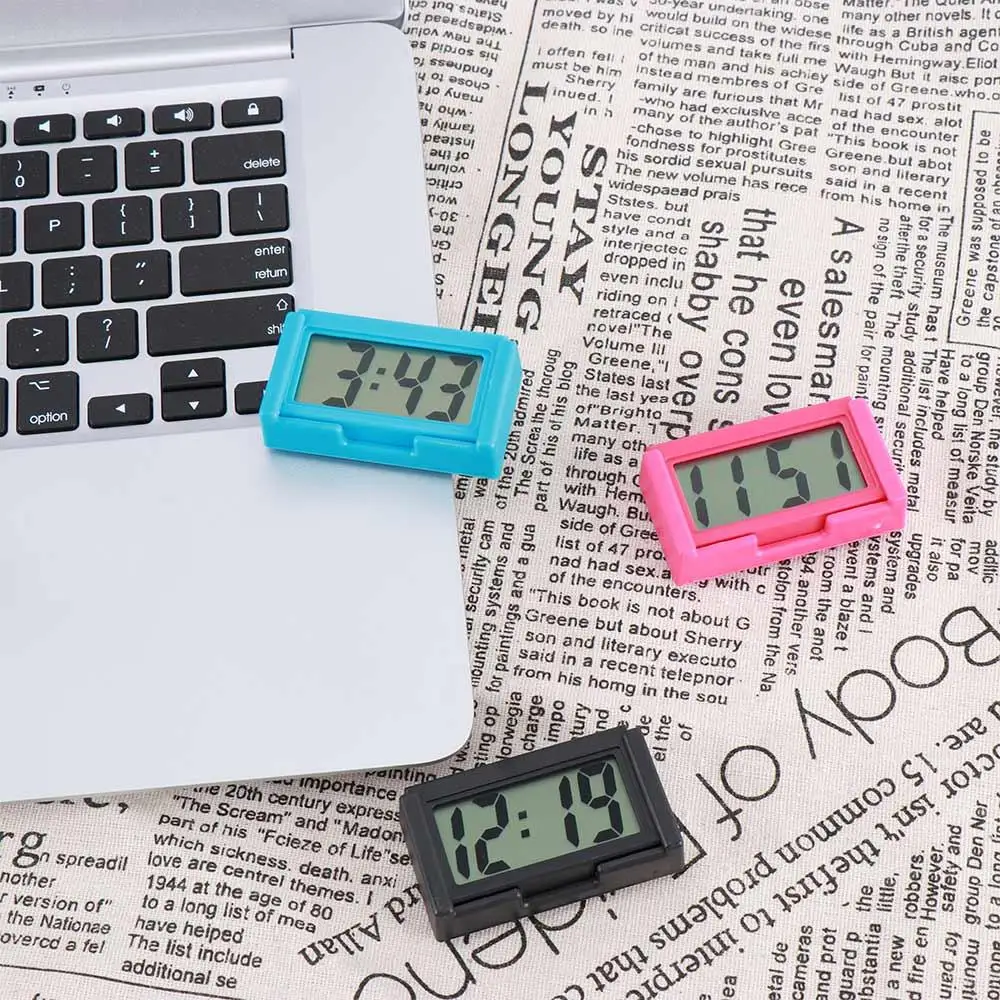 Самоклеящиеся приборные панели с ЖК-экраном мини-настольные часы календарь