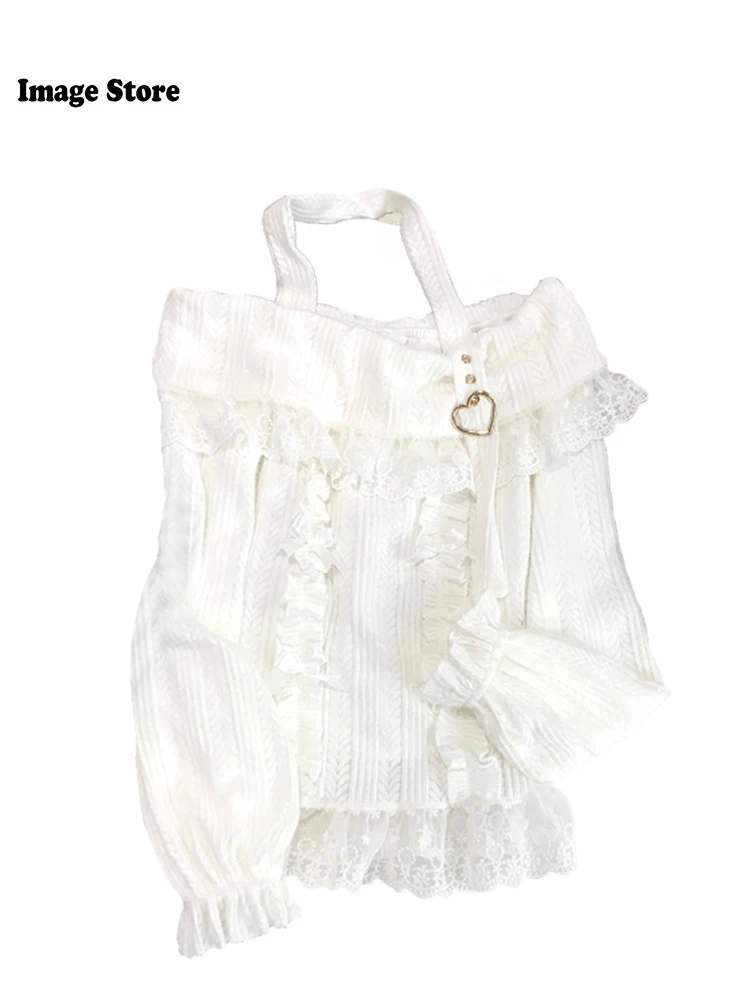 Женская трикотажная кокетка с длинным рукавом Осень-зима