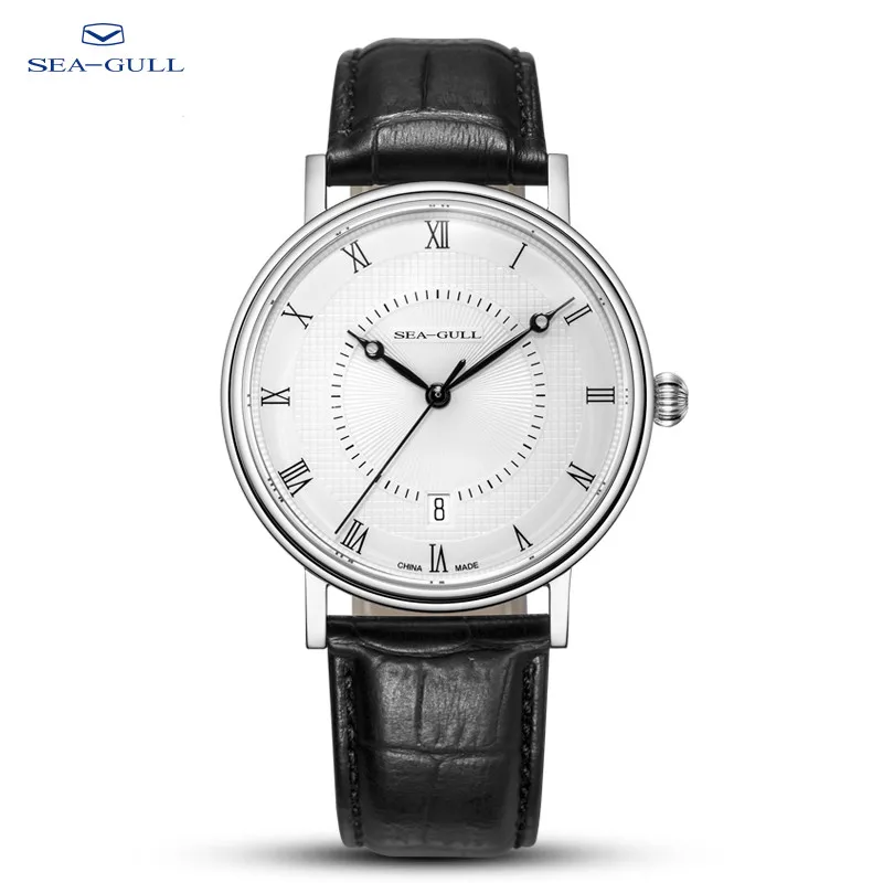 2022 Seagull Men's Watch Fashion Business Automatic Mechanical Watch Sapphire Waterproof Belt Couple Style Watch 819.11.6022