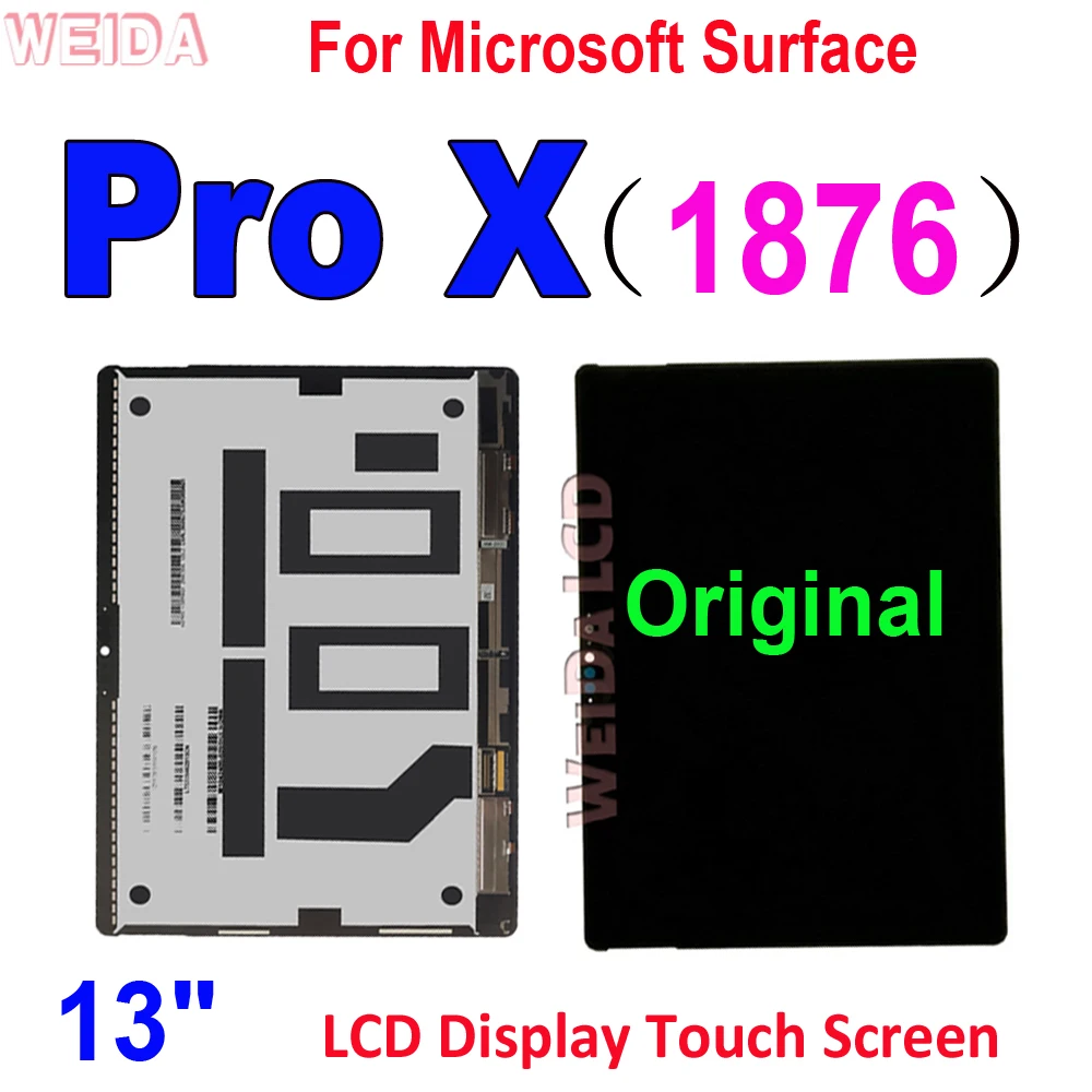 

Оригинальный ЖК-дисплей 13 "для Microsoft Surface Pro X 1876, ЖК-дисплей для Surface Pro X LCD M1042400