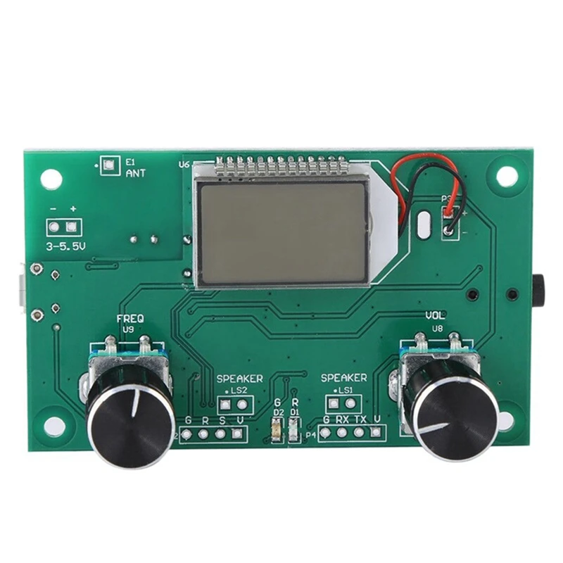 

FM Radio Receiver Module 87-108Mhz Frequency Modulation Stereo Receiving Board With LCD Digital Display Radio Receiver