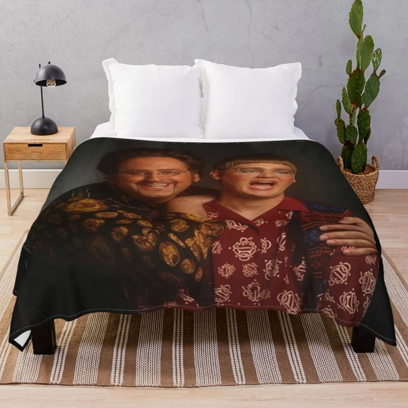 

Tim And Eric News Blankets Flannel Autumn/Winter Warm Unisex Thi Throw Blanket for Bed Home Cou Camp Cinema