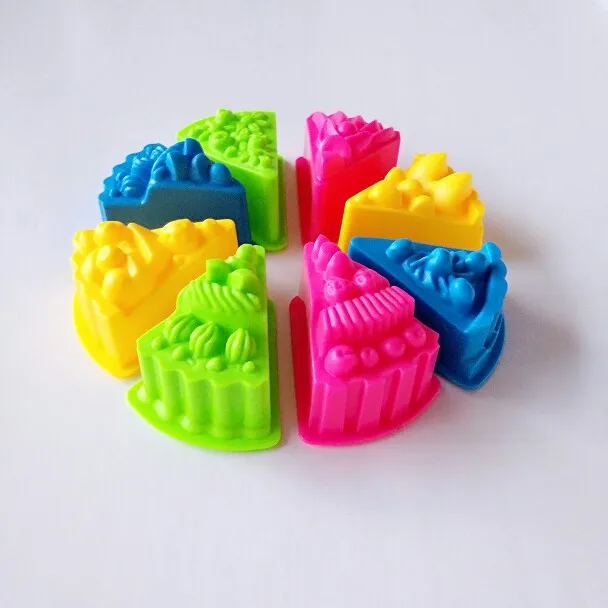 8 шт. игрушечный набор для торта мощная игра Песочная форма пластиковые красочные