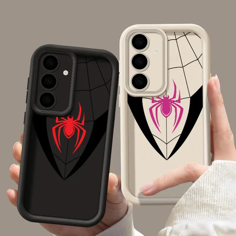 Фото Чехол для Samsung Galaxy S26 S25 S24 S23 S22 Plus S21 Ultra S20 FE, S26Plus S26Ultra, мягкая задняя крышка для телефона Marvel Spiderman №1