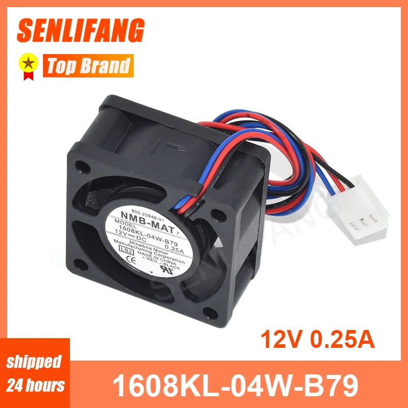 Для Cisco2811 Enterprise кулер для маршрутизатора 1608KL-04W-B79 DC12V 0.25A 3-контактный 40*40*20 мм 4020, охлаждающий вентилятор