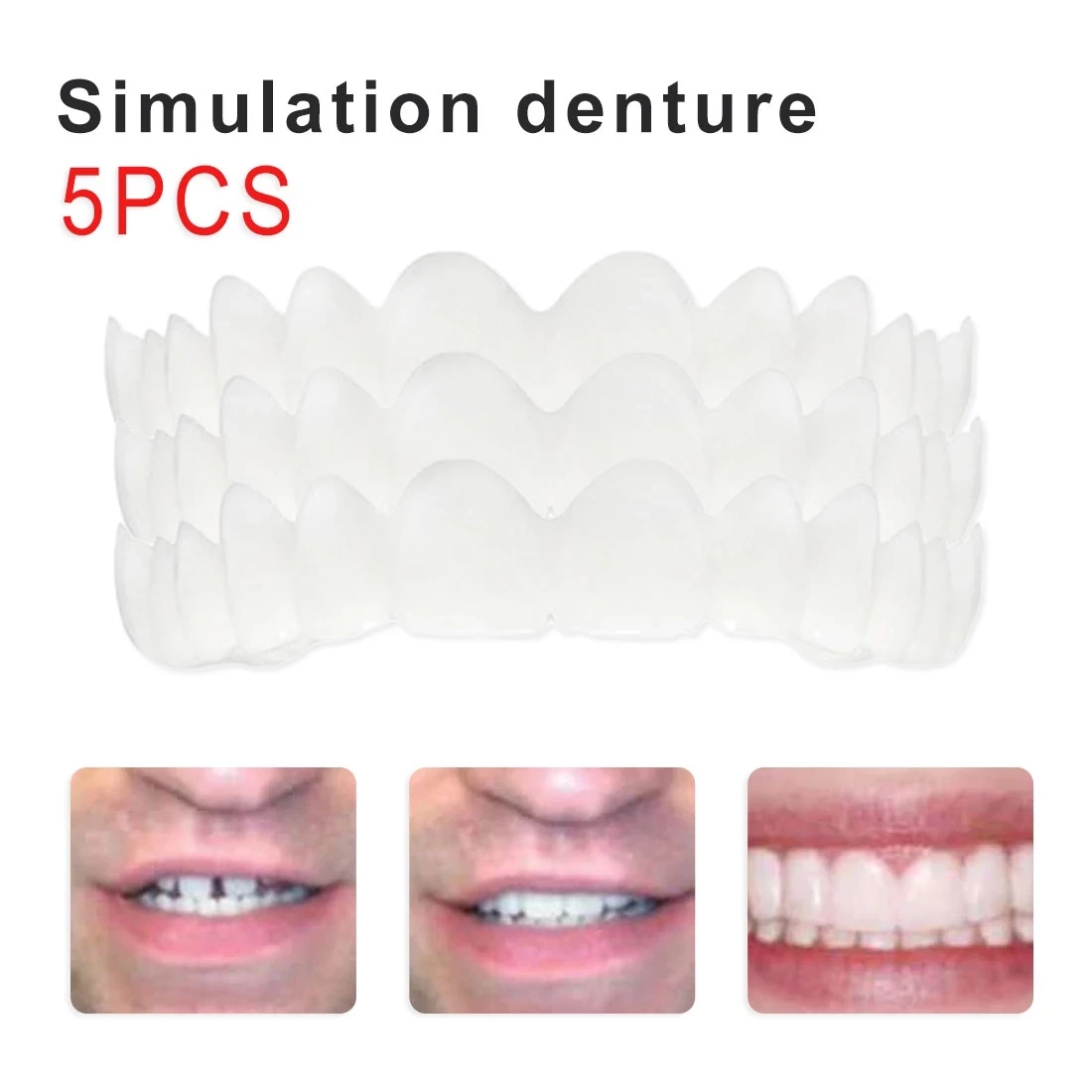 5 шт. силиконовые накладки на зубы для отбеливания зубов |