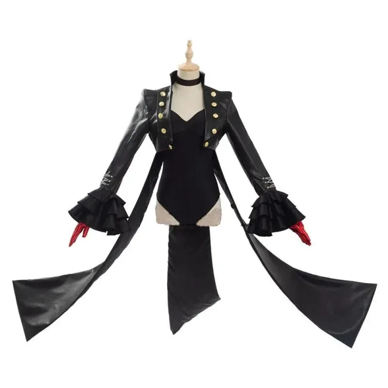 Фото Аниме Royal Yoshizawa Kasumi Косплей Костюм Phantom Thief Униформа Костюм Боди и Маска Фиолетовый Парик Головной Убор Для Женщин Вечеринка №1