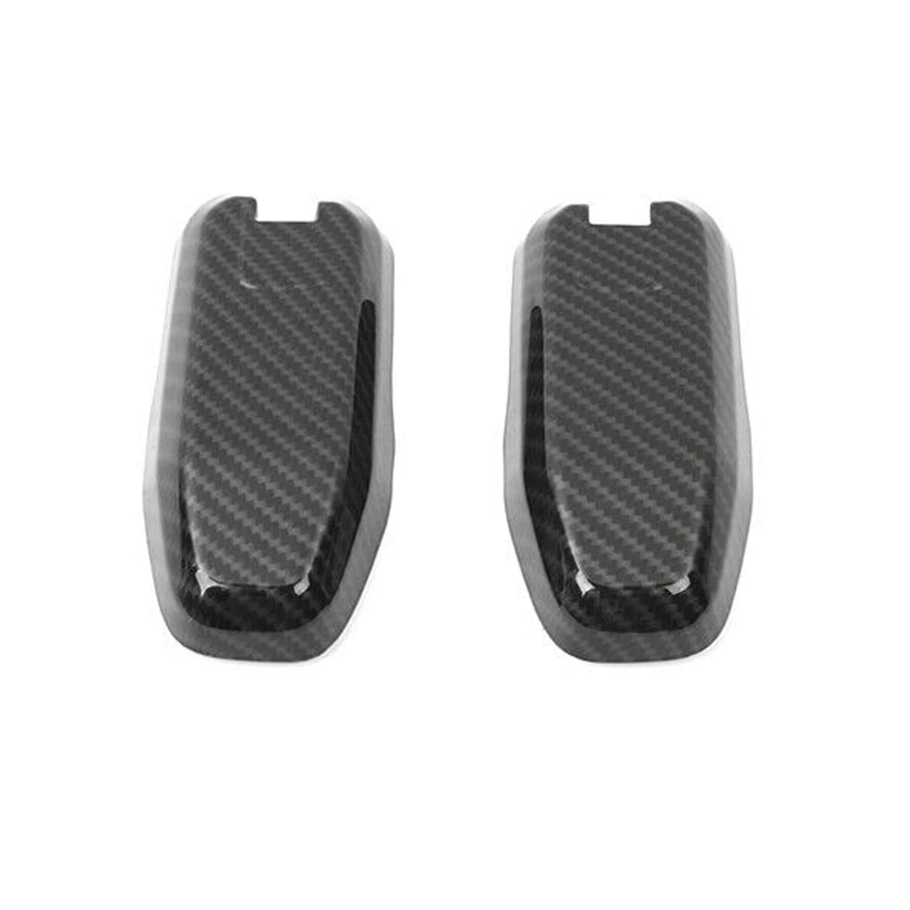 

Car Rear Door Window Glass Hinge Cover Trim for Ford Bronco Sport 2021 2022 Accessories ,ABS Carbon Fiber