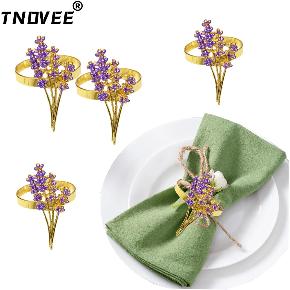 20 шт. декоративные льняные кольца для салфеток