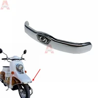 suitable for honda julio af52 motorcycle scooter chorme front decoration plating decorative badge front lip cover accessories