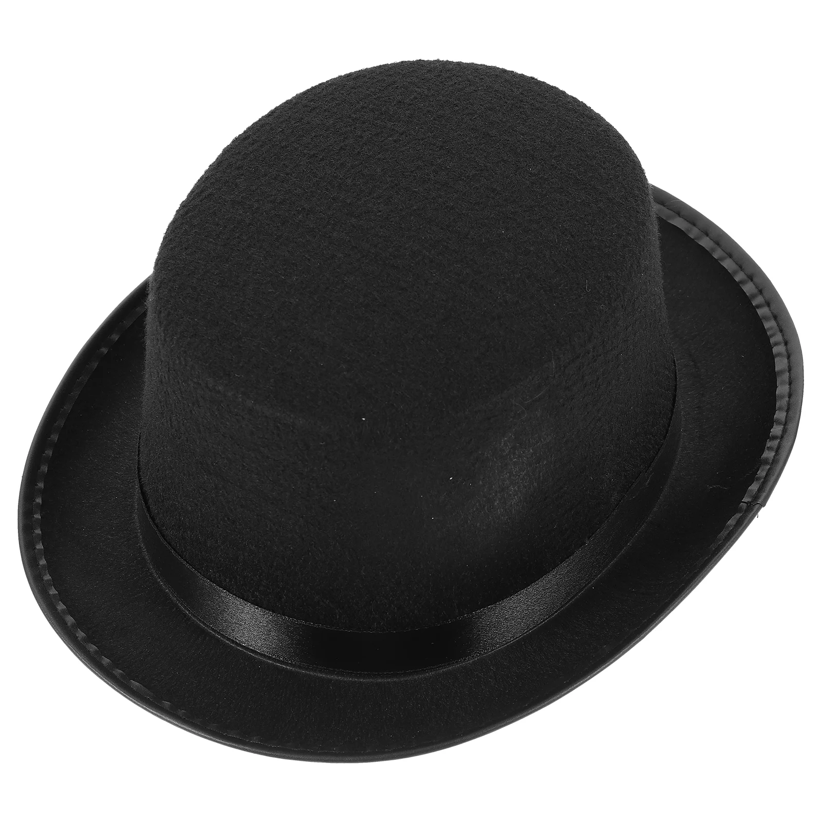 Вечерняя шляпа Кепка Федора Викторианские крутые шляпы Черные для заключения