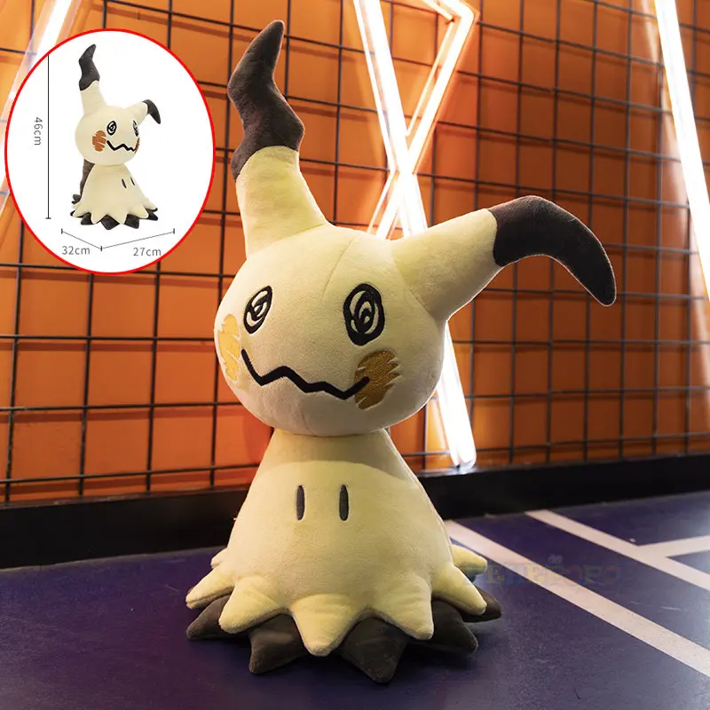 46 см оригинальные плюшевые большие мягкие куклы-животные Pokemon Mimikyu популярные