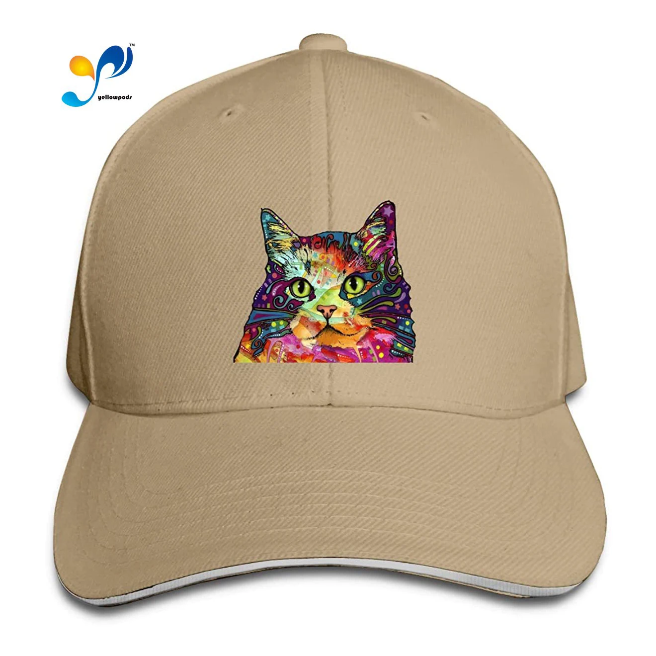 

Moto Gp Baseball Cap Persian Cat Art Men Cotton Classic Baseball Cap Adjustable Size