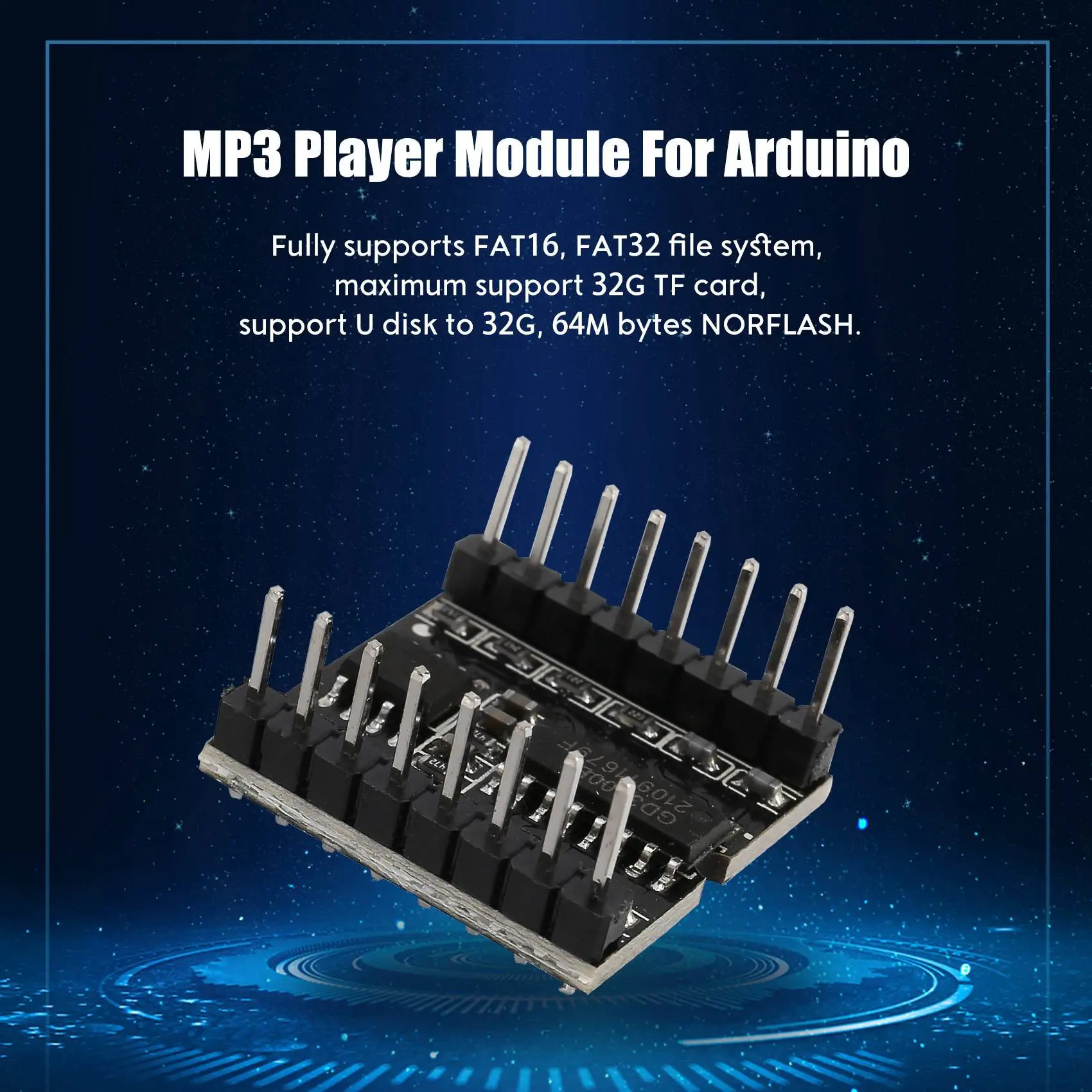 DFPlayer мини-модуль MP3-плеера для Arduino черный