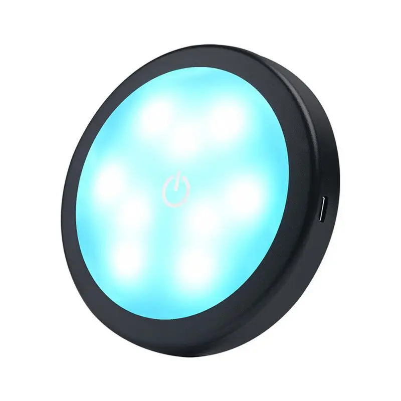 

Беспроводной сенсорный светодиодный мини-светильник для салона автомобиля, аварийные лампы с USB-зарядкой для дверей, ножек, багажника, лампа для автомобиля