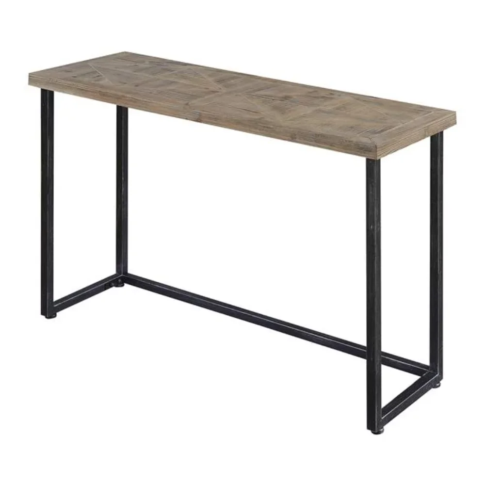 

Laredo Parquet Console Table, Natural and Black
