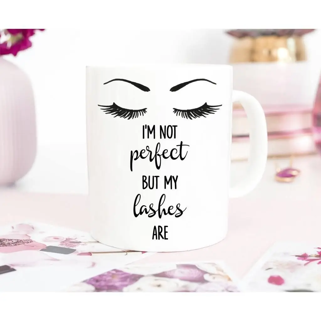 

Чашка для кофе и чая с забавными ресницами, 350 мл