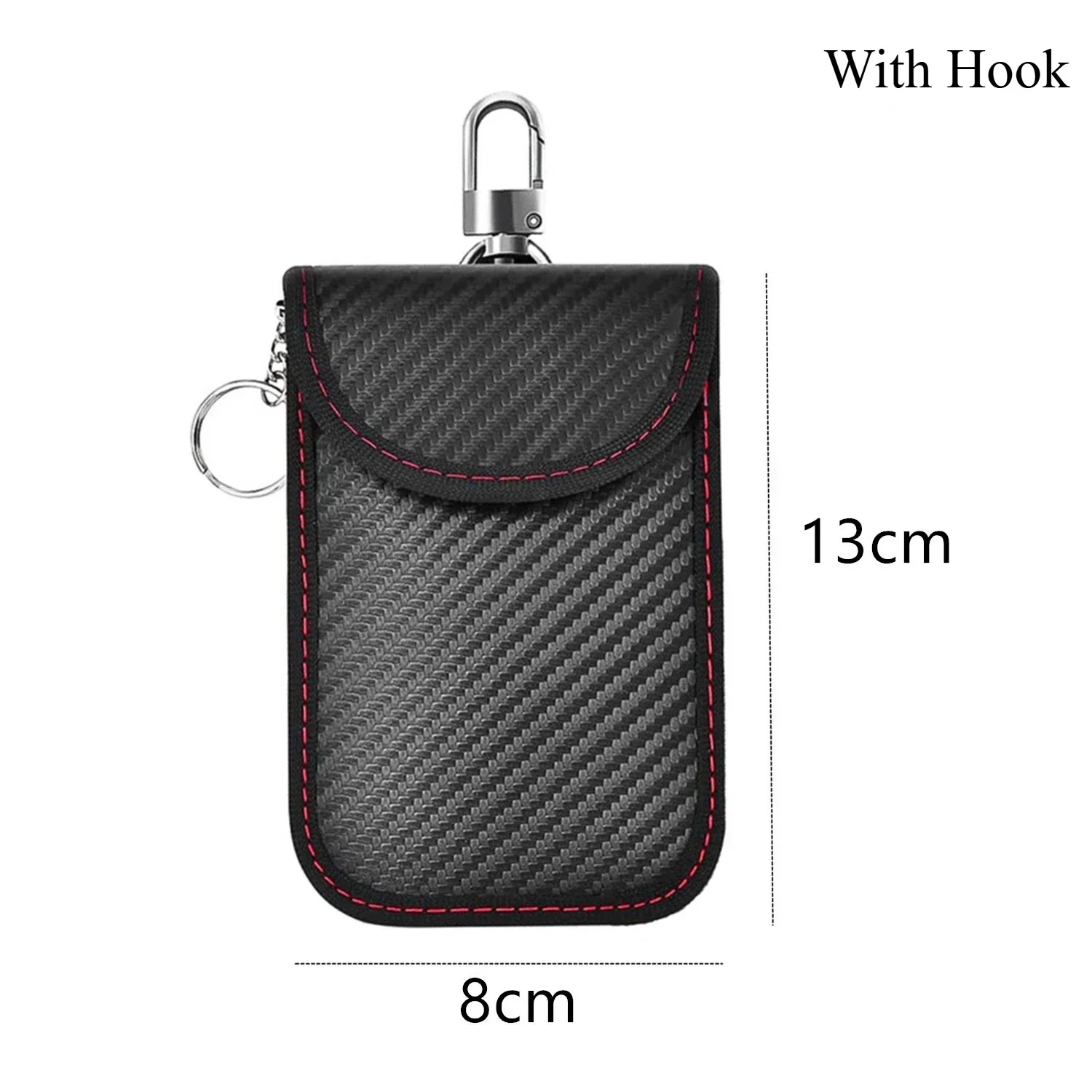 Горячий ключ Фарадея, RFID-электромагнитная экранирующая сумка, чехол для блокировки сигналов кредитной карты, вход без ключа, автомобильные противоугонные сумки ﻿ Кейс для ключей