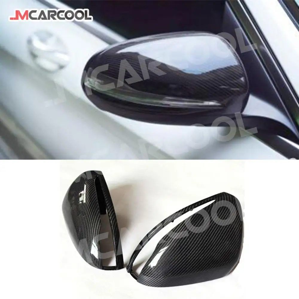 

E Class Carbon Fiber RearView Mirror Caps for Mercedes Benz W205 W213 2015-2019 Replacement Style Side Mirror Covers