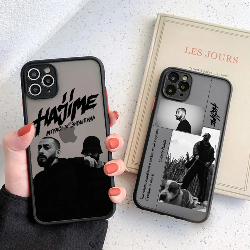 Чехол для телефона iPhone 15 13 хаджим Мияги Энди панда красочный бампер прозрачный для iPhone 12 11 Pro Max mini X XS 14Plus чехлы