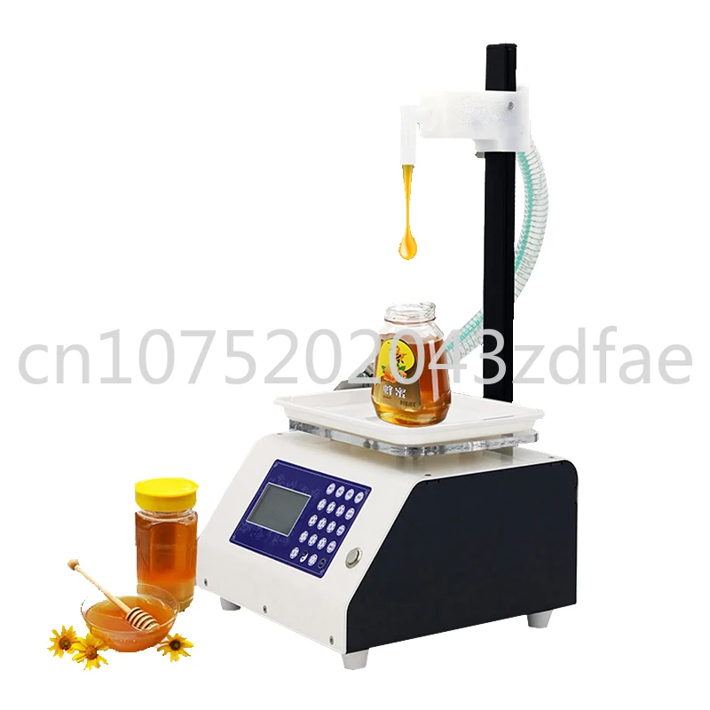 

Automatic CNC Weighing Quantitative Honey Filling Machine Tahini Sauce Viscous Fluid Filling 100g-5000g Honey Bottle Filler