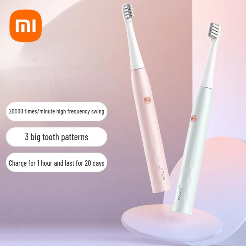 

Зубная щетка Xiaomi WOLONOW ультразвуковая портативная Водонепроницаемая IPX7