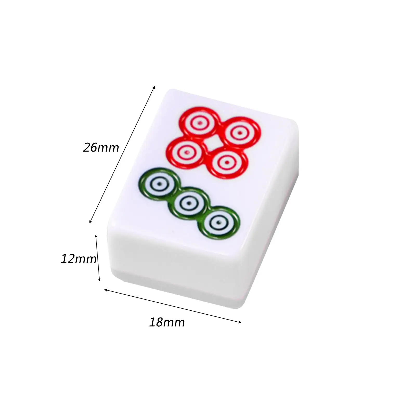144 Плитка Мини-набор Маджонга Китайская Версия Портативная Игра Для Путешествий