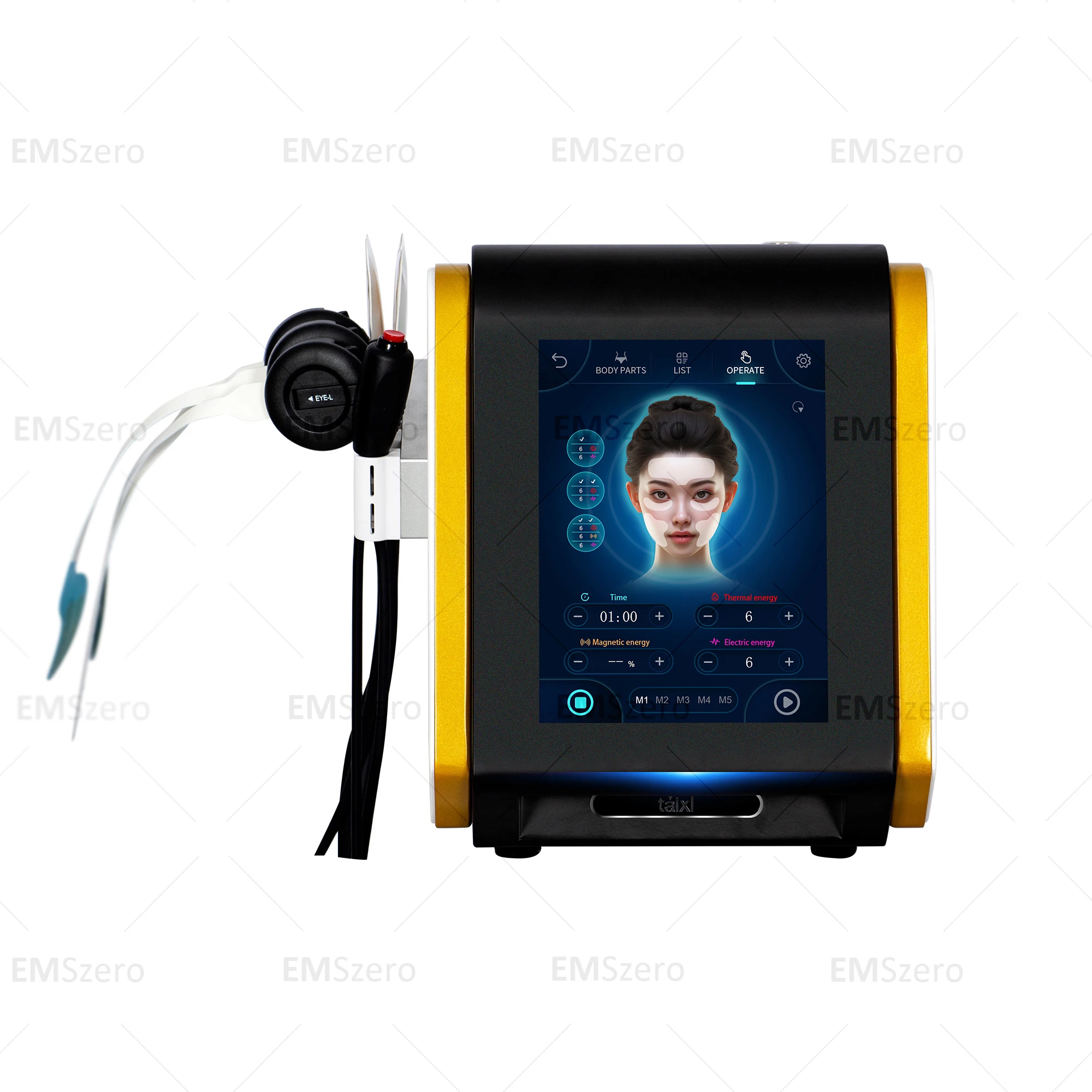 Фото Профессиональная электростимуляция лица Emrf Face Ems RF машина для подтяжки лица PEFACE Sculpt подушечки для лица массажер устройство №4