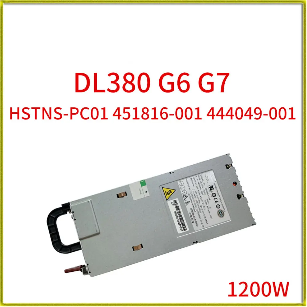 

Original 1200W DC Power Supply SP668 HSTNS-PC01 437573-B21 451816-001 444049-001 for HP DL380G6 DL380G7 Server Switching Power