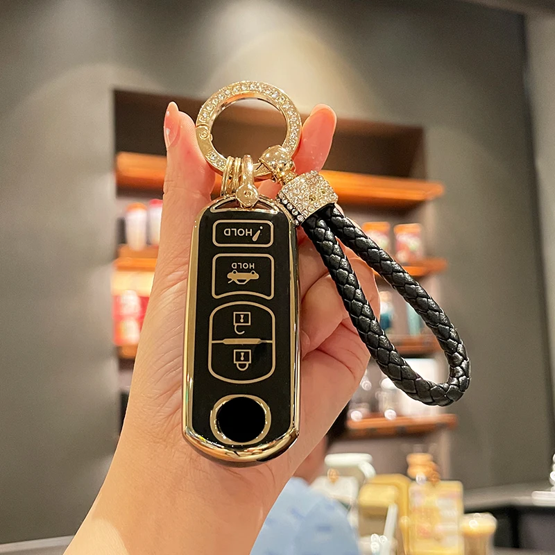 Задняя крышка для автомобиля Toyota Yaris, 4 кнопки, 2021, 2020, 2019, Mazda 3, 6