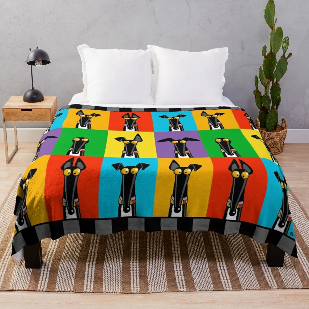 

Greyhound Semaphore Throw Blanket Sofa Blankets