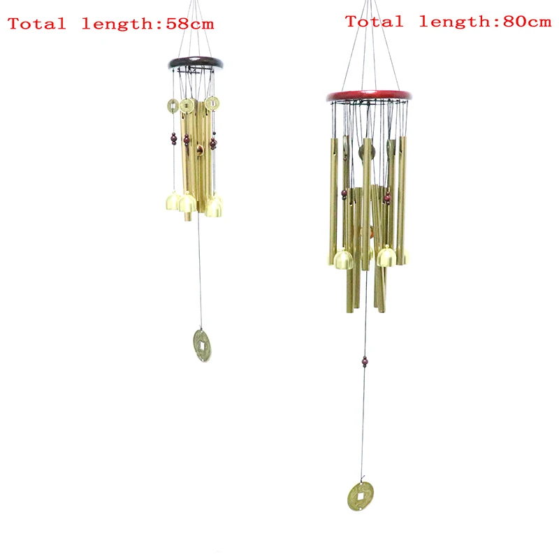 

Copper Money Wind Chime Pendant Balcony Outdoor Yard Garden Home Decoration Metal Pipe Wind Chime Wind Chimes Bells Tubes