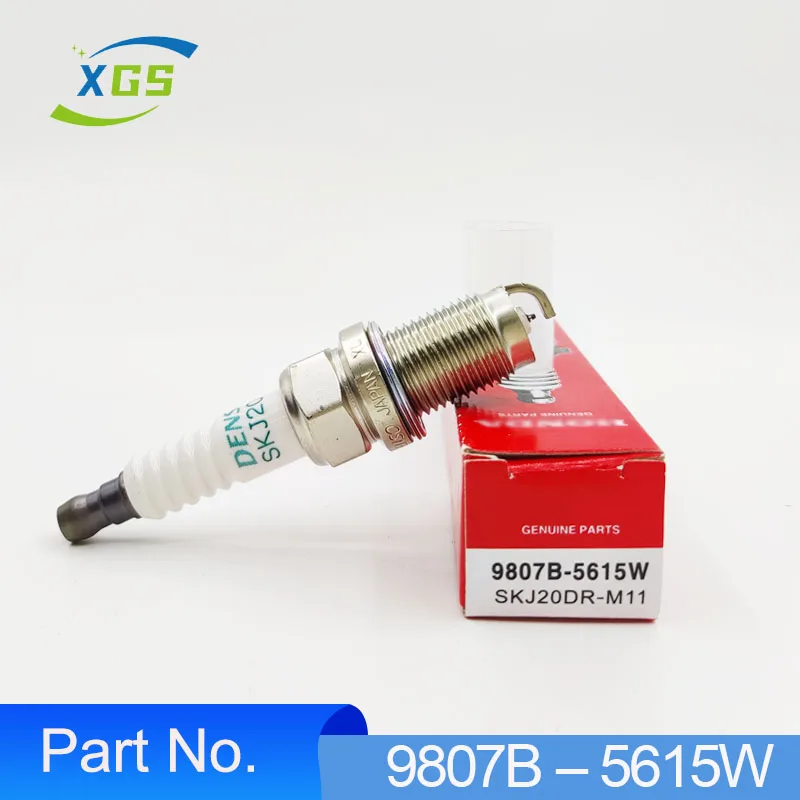 

4 шт. 9807B-5615W SKJ20DRM11 новая иридиевая Свеча зажигания для Honda Acura CRV Accord RL TSX 9807B 5615 Вт SKJ20DR-M11 9807B5615W