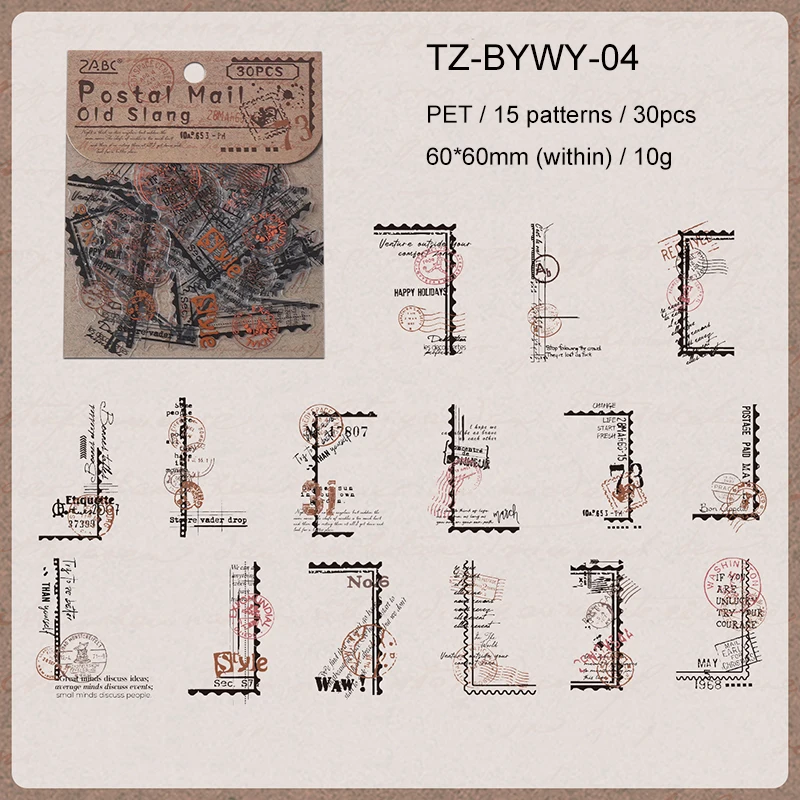 

Набор стикеров JIANWU Tales From The Corner Series