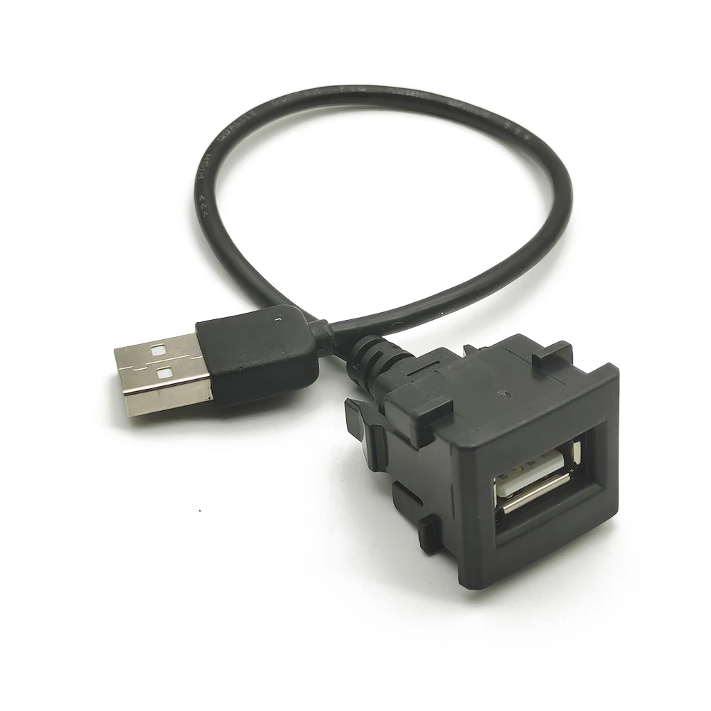 Автомобильный USB-удлинитель разъем интерфейсный адаптер для Toyota Cross ALTIS AURIS CAMRY RAV4