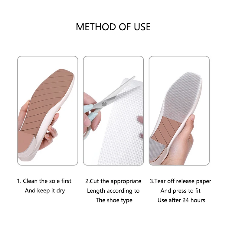 Outsole Insoles for Shoes Repair High Heels Sandals Non-Slip Rubber Sole Replacement Patch Wear-resistant Shoe Sole Stickers