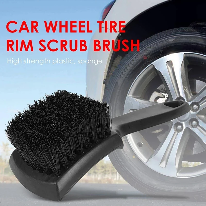 

Car Wheel Tire Rim Scrub Brush New Auto Detailing Brush Washing Cleaning Tool