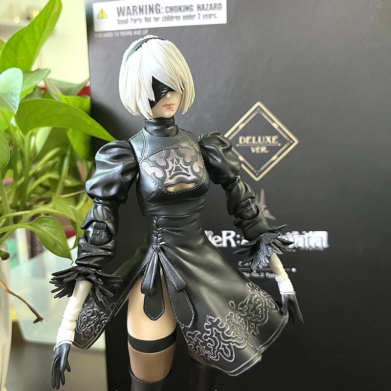 

Play Arts Kai NieR:Automata 2 Type B 2B Action Figure DX Deluxe Edition Movable PVC Figure Model Toys 26cm Gift For Friends