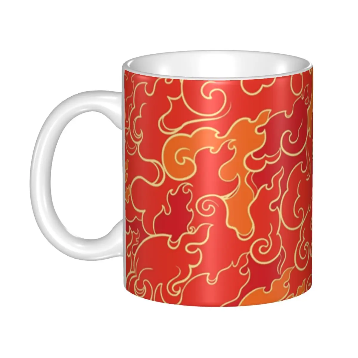 

Кружка Flame Hashira, персонализированная керамическая кофейная кружка с рассеканием демонов, креативный подарок, чашки и кружки для работы на от...