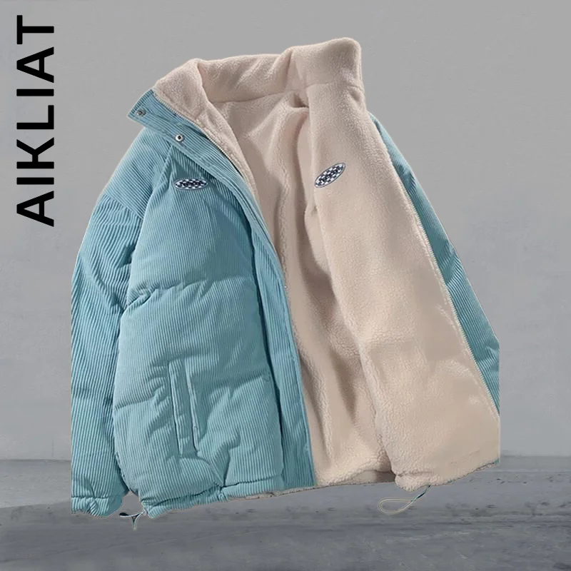 

Куртка Aikliat, элегантное женское зимнее повседневное пальто, хлопковое пальто в Корейском стиле, простые парки, стильные модные женские улич...