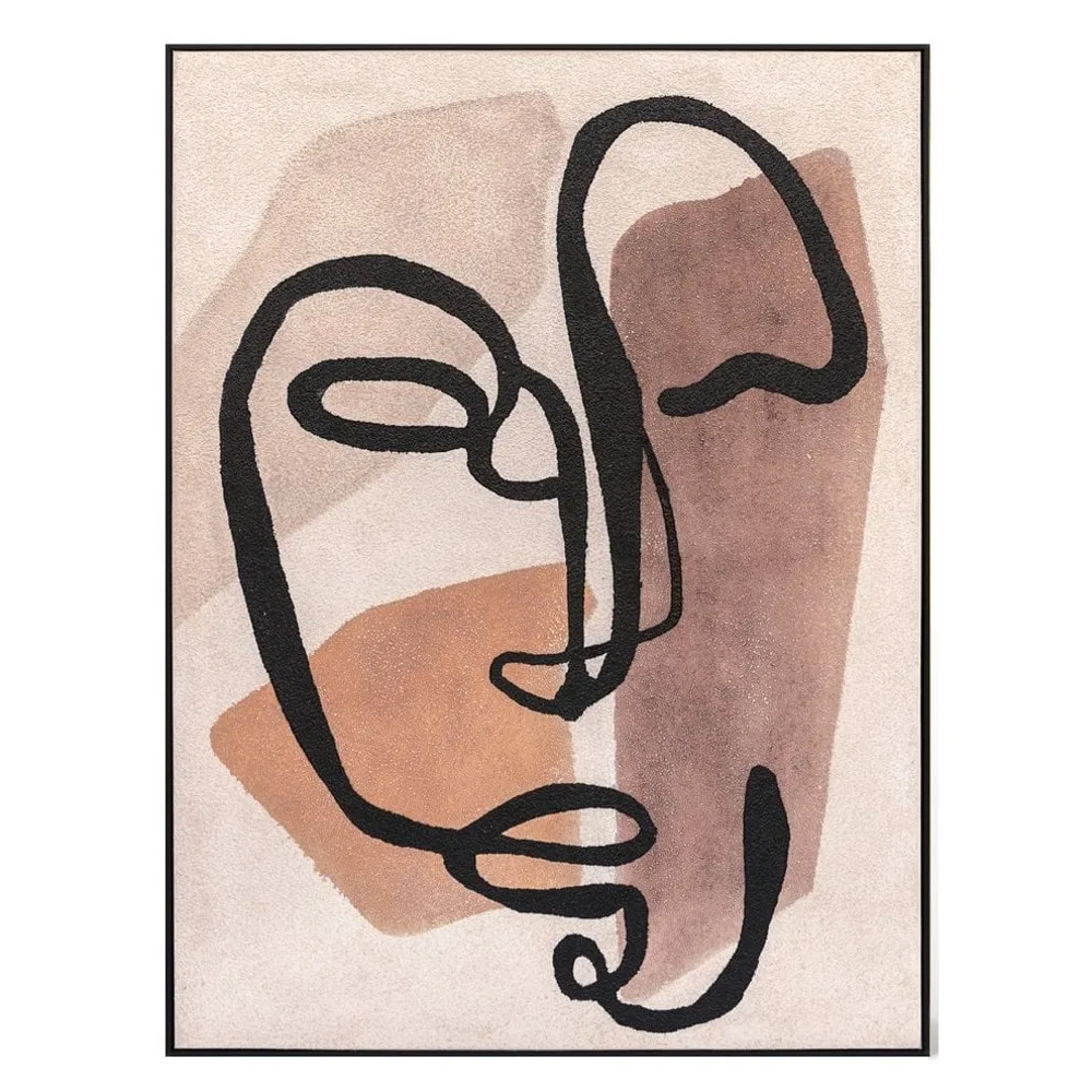 

Нейтральная картина маслом ручной работы, холст, декоративная роспись, рама, акриловая подвеска для гостиной, спальни, настенное искусство