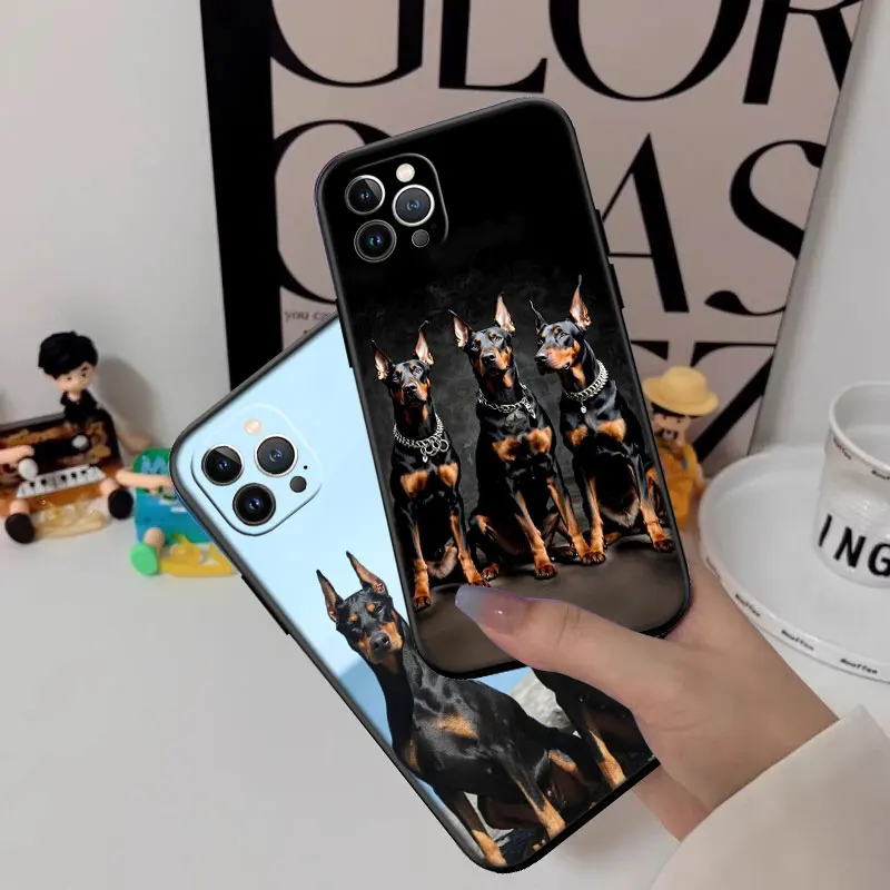Фото Чехол для телефона FX20 с изображением добермана для Samsung Galaxy Note 10 20 S23 S24 S25 Ultra FE Plus Edge Lite A02S A35 A07 A17 №5