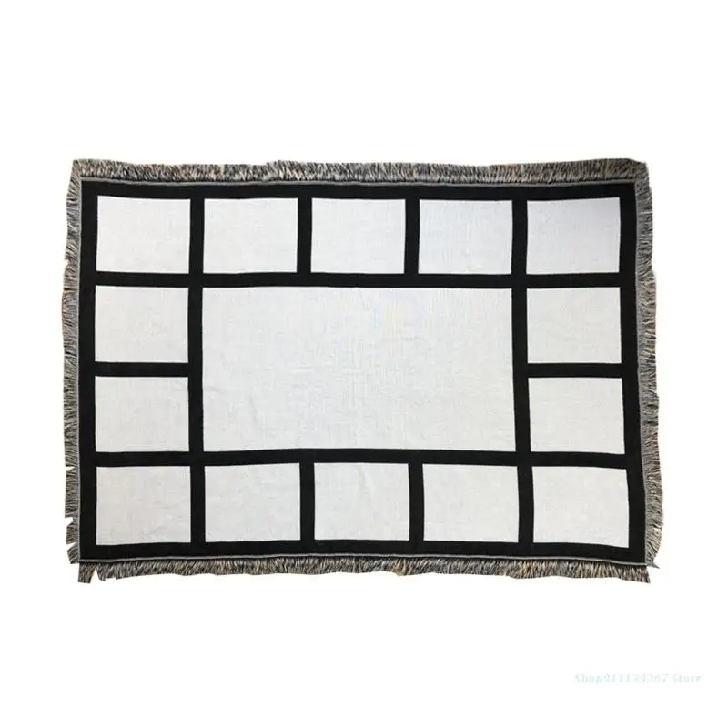 

C5AD Сублимационное фланелевое одеяло для теплового пресса, персонализированное одеяло с принтом, 9-панельное 15-панельное 20-панельное искусс...