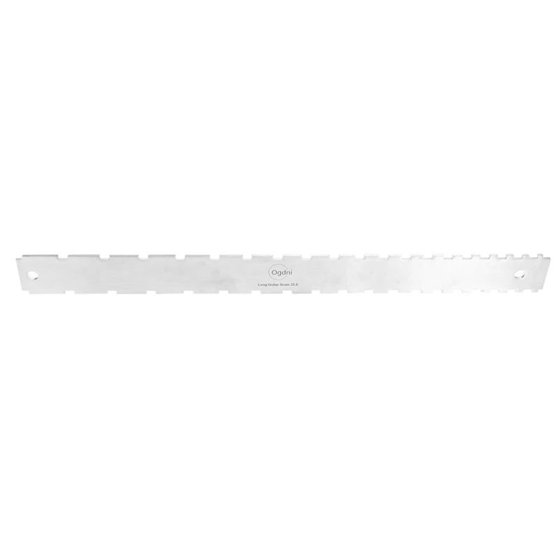 

HOT Metal 434Mm Guitar Straight Edge Measure Tool For Electric Guitars Neck Notched Fretboard And Frets